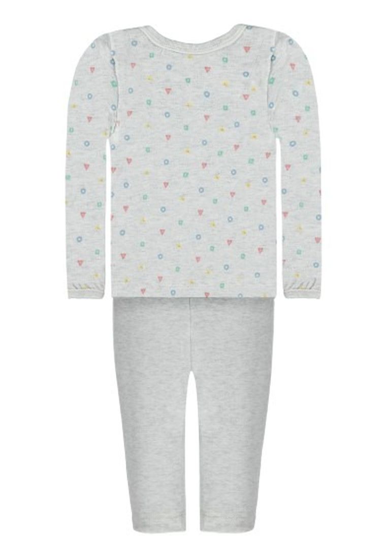 Komplet niemowlęcy, Bluzka, Spodnie, szare, Kanz