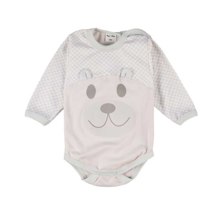 Komplet niemowlęcy, Body z długim rękawem, Półśpiochy, ecru, Tup Tup