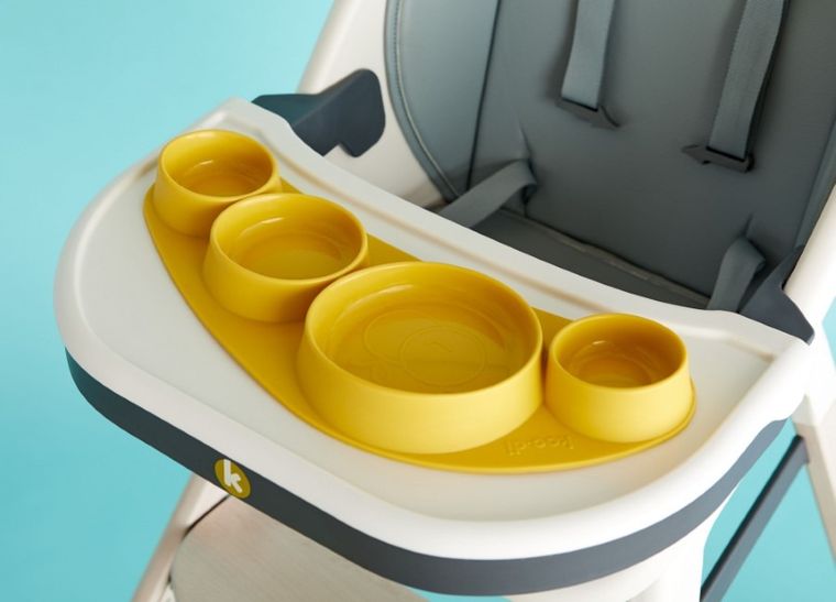 Koo-di, Tiny Tapas, talerz silikonowy, Buttercup