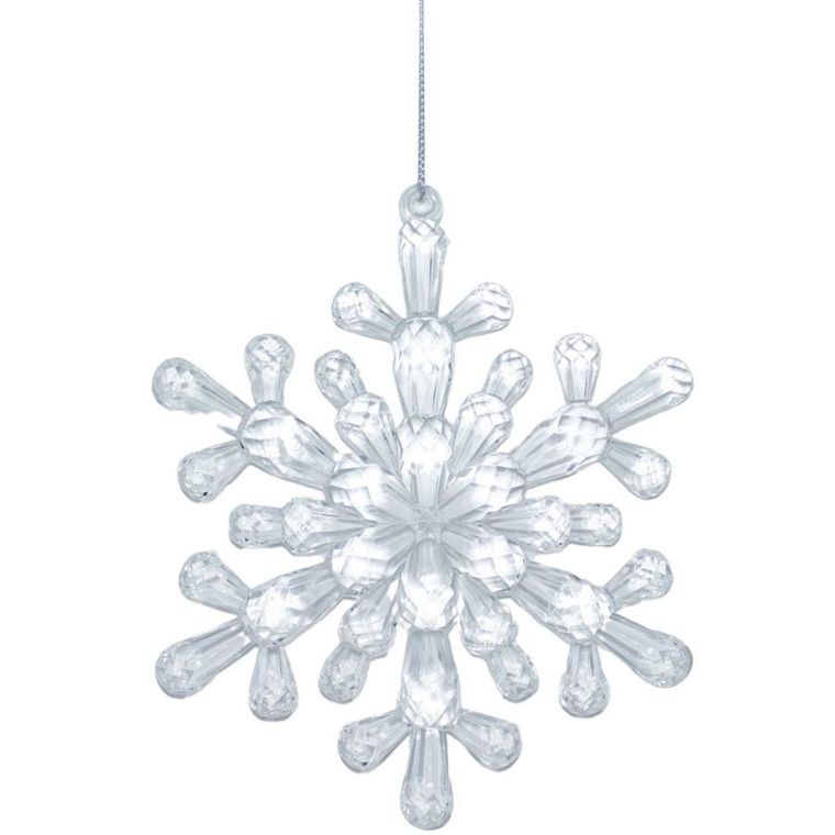 Koopman, dekoracja wisząca, płatek śniegu, 12-12 cm