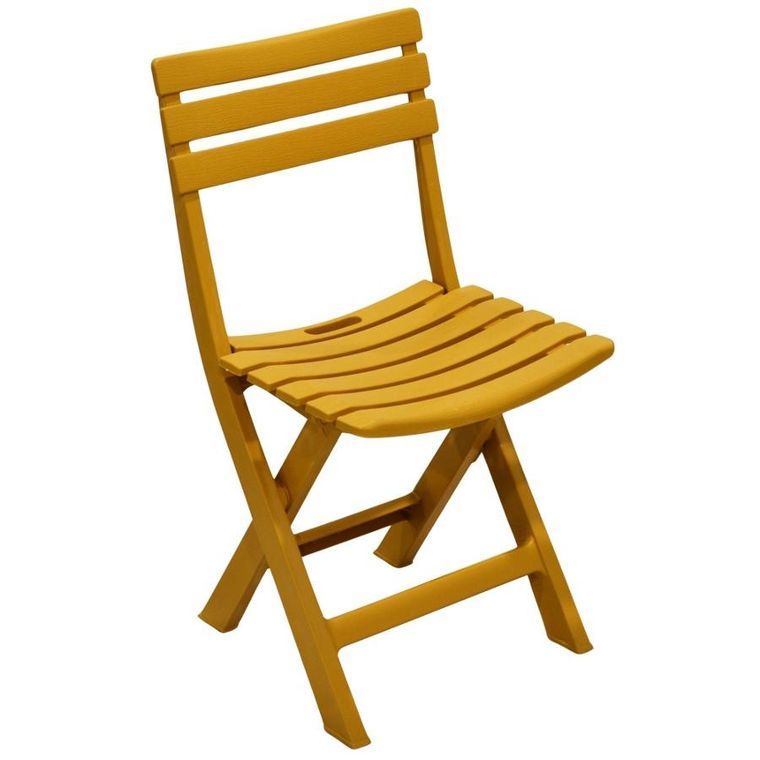 Koopman, Komodo, krzesła cateringowe, składane, plastikowe, beżowe, 4 szt.