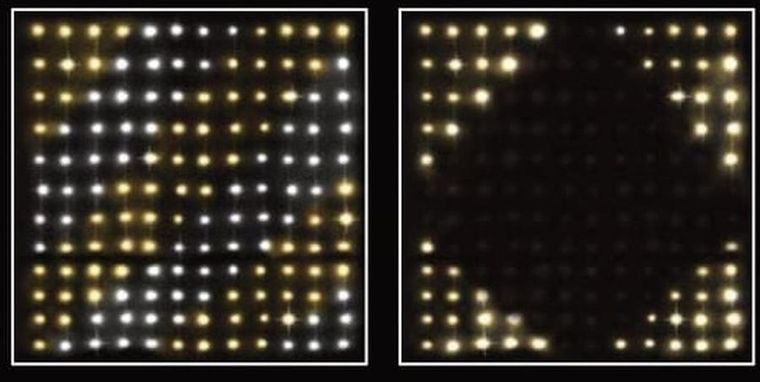 Koopman, lampki choinkowe, kurtyna świetlna, z pilotem, zew/wew, 144 LED, 120-120 cm