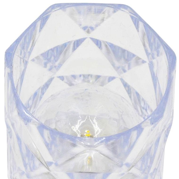 Koopman, mini lampa dekoracyjna LED, transparentna, 6 cm