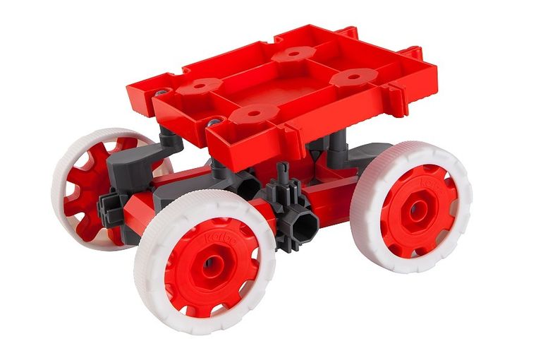 Korbo, Hummer, klocki konstrukcyjne, 25 elementów, red