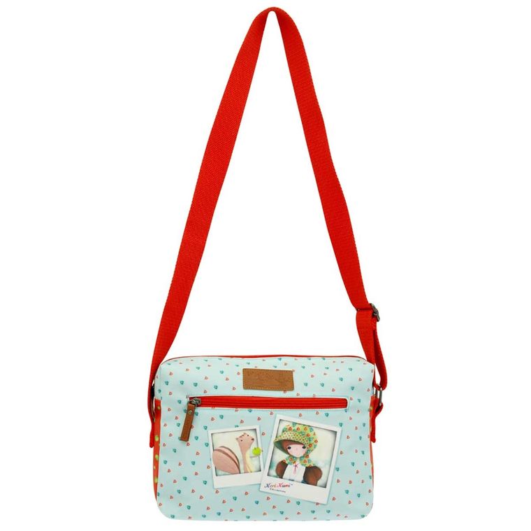 Kori Kumi, An Apple A Day, torba na ramię z nadrukiem