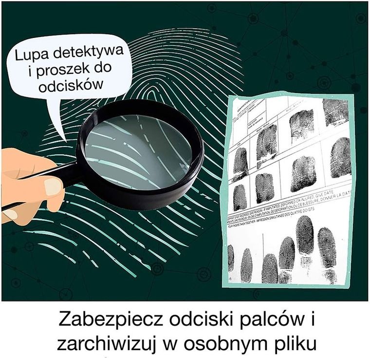 Kosmos, Odciski Palców, zestaw edukacyjny