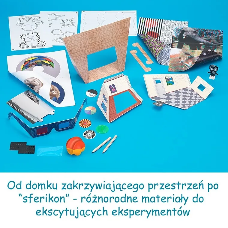 Kosmos, Złudzenia optyczne i percepcji, zestaw edukacyjny
