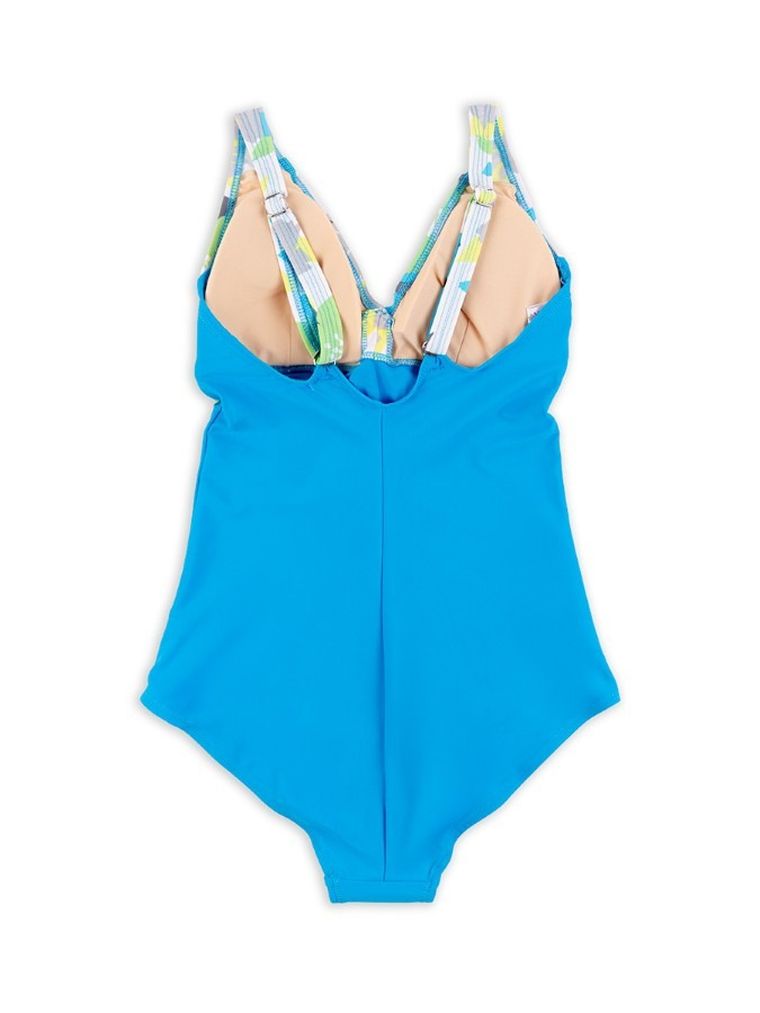 Kostium kąpielowy damski jednoczęściowy, niebieski, Mariss
