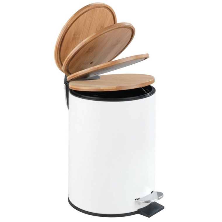 Kosz łazienkowy, tortona, Easy Close, 3 l, biały matowy