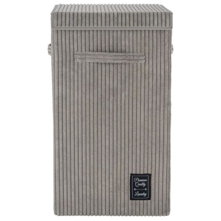 Kosz na pranie, Cora, 63 l, szary