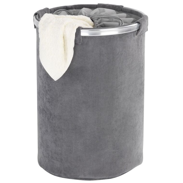 Kosz na pranie, Cordoba, szary, 68l