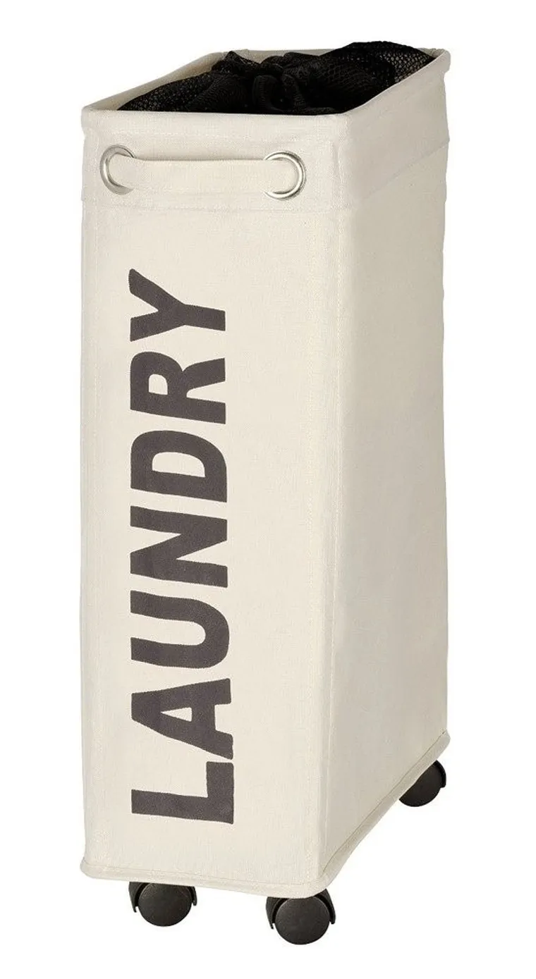 Kosz na pranie, Corno, 43 l, beżowy