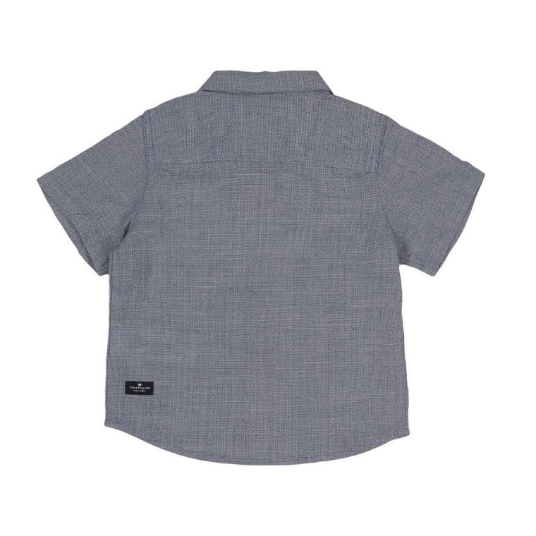 Koszula chłopięca z krótkim rękawem, niebieska, Tom Tailor