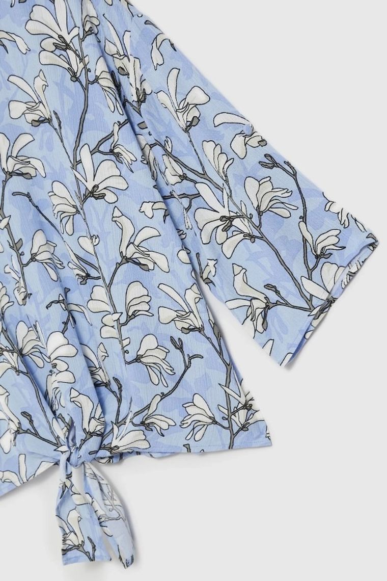 Koszula damska, niebieska, Moodo