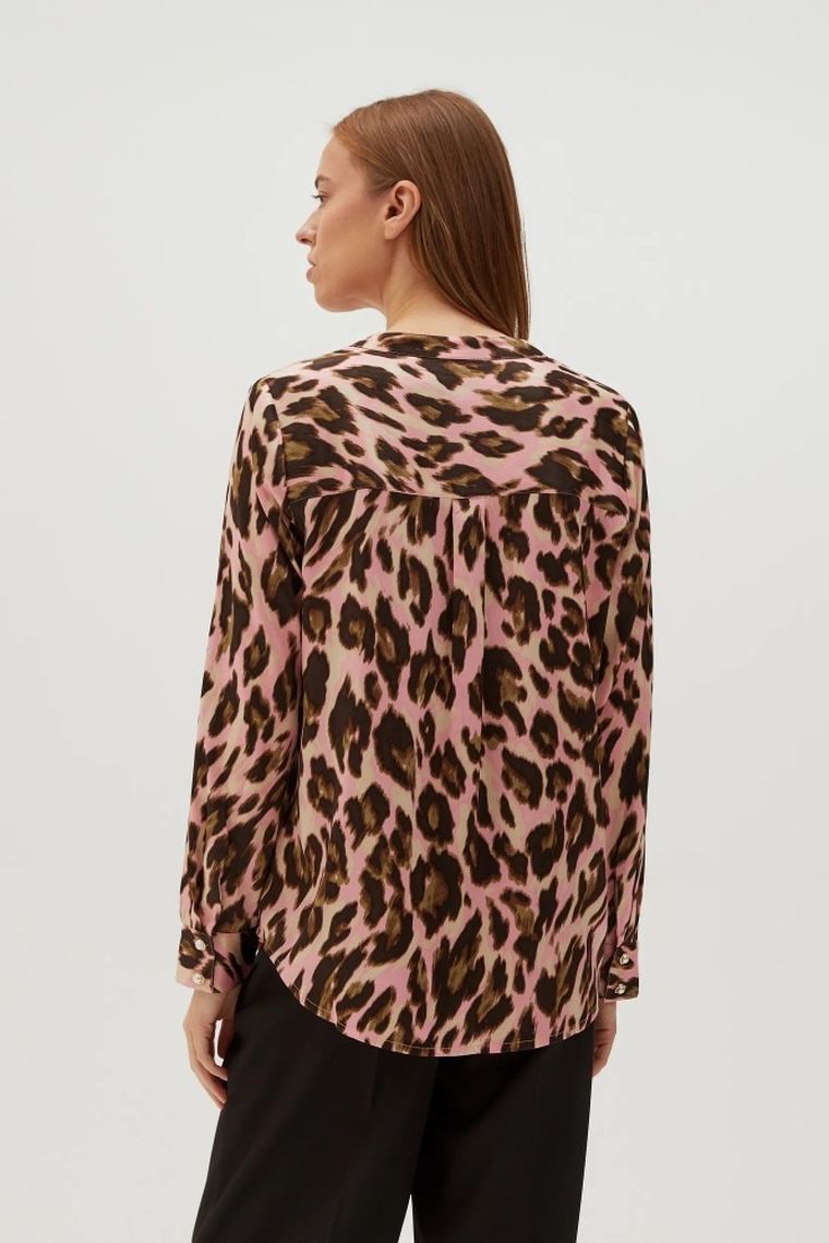 Koszula damska, różowa, Moodo