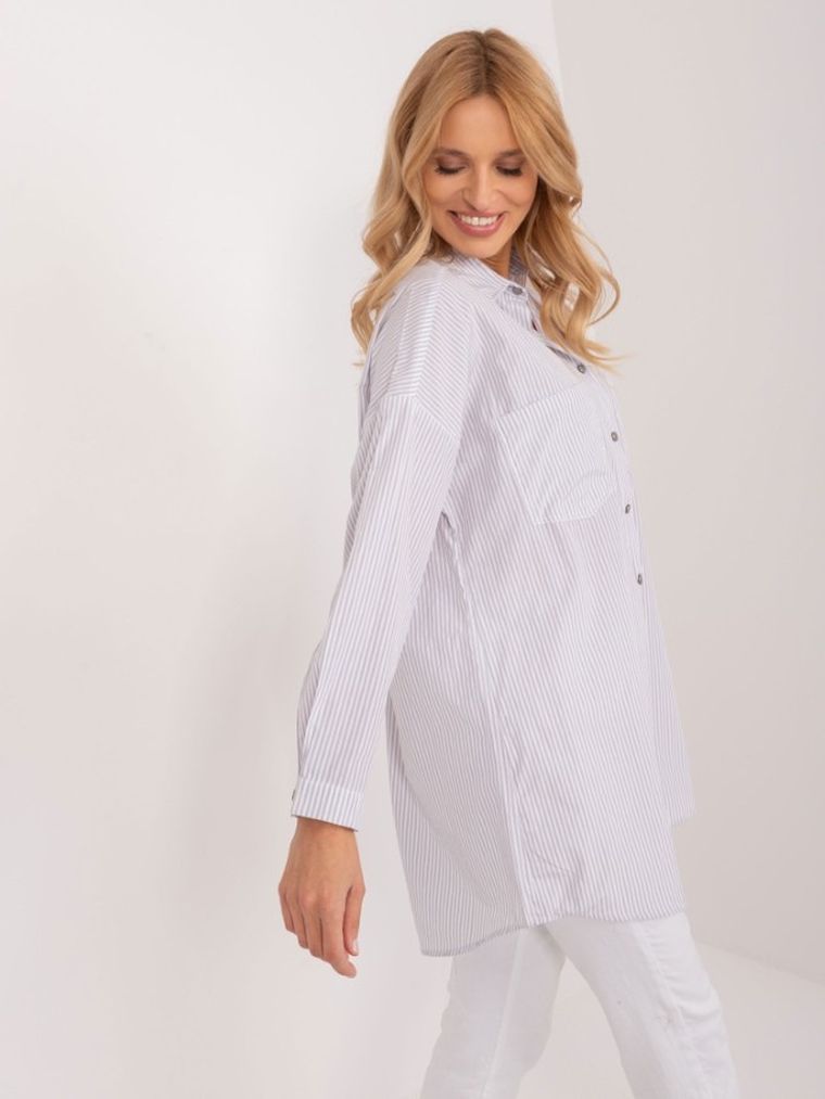 Koszula damska z długim rękawem, mix, By Pommes Life