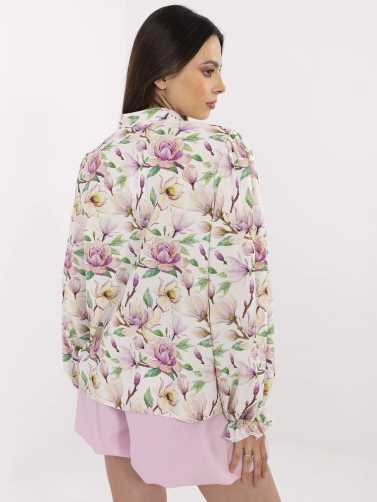 Koszula damska z długim rękawem, mix, Lakerta