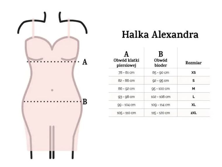Koszula nocna damska na ramiączka, granatowa, Alexandra, Dkaren