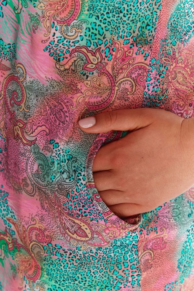 Koszula nocna damska z krótkim rękawem, mix, Beatrycze, Taro