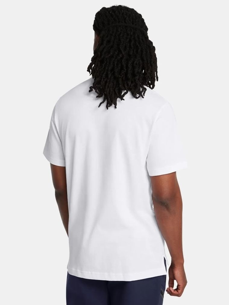Koszulka polo męska z krótkim rękawem, biała, Under Armour