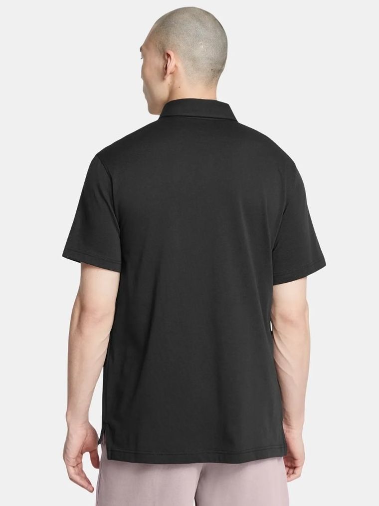 Koszulka polo męska z krótkim rękawem, czarna, Under Armour