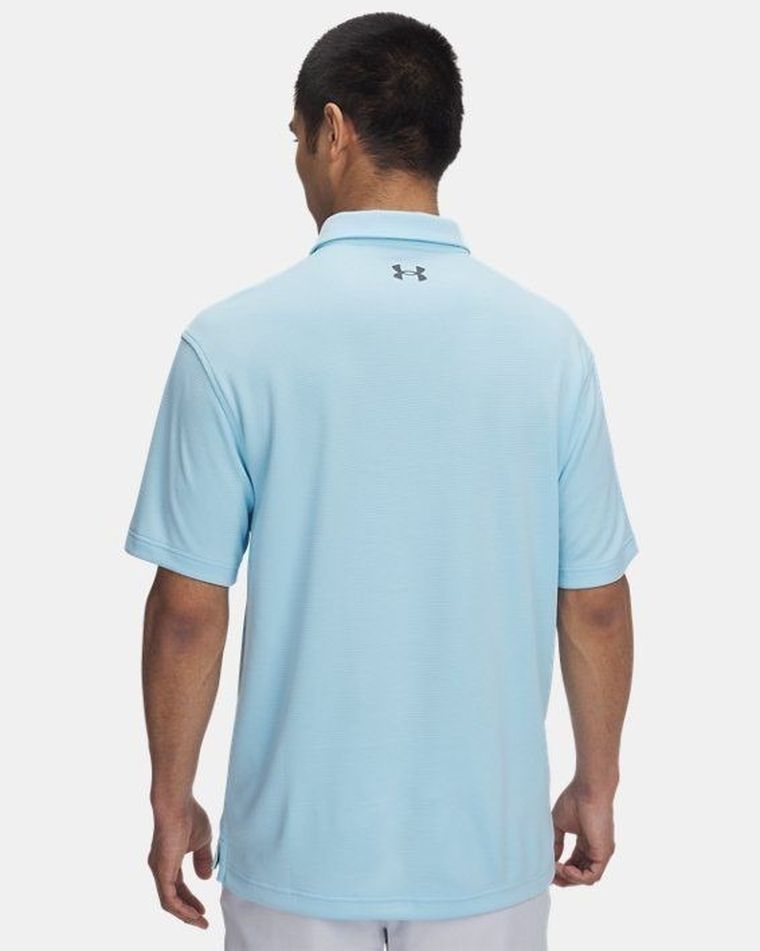Koszulka polo męska z krótkim rękawem, niebieska, Under Armour
