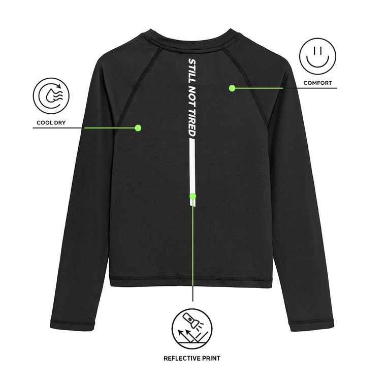 Koszulka treningowa z długim rękawem z technologią Cool Dry NOWEAR