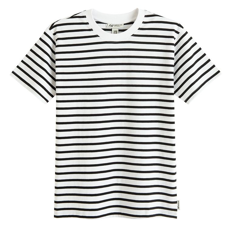 Koszulka w paski o kroju relaxed NOWEAR