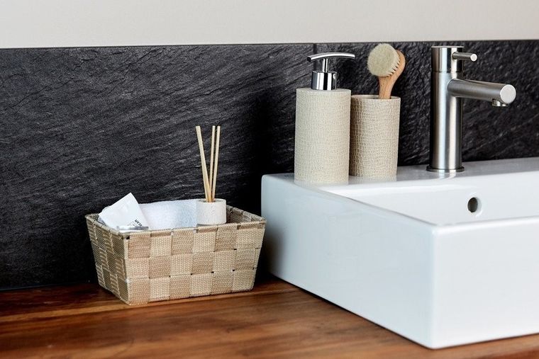 Koszyk łazienkowy, Adria, beżowy