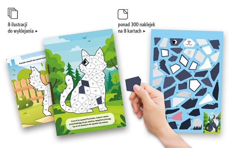 Kotki. Wyklejanki