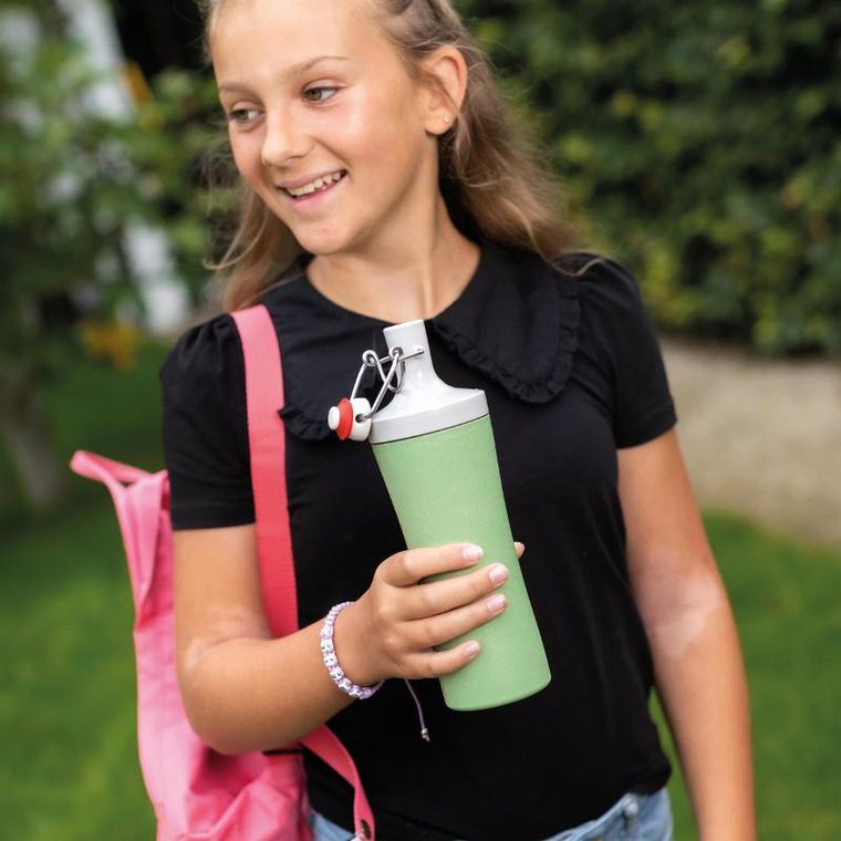 Koziol, butelka na wodę, Plopp to go, szczelny korek, 425 ml