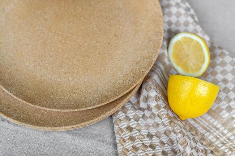 Koziol, Club, talerz, dessert sand, 26 cm, 4szt.