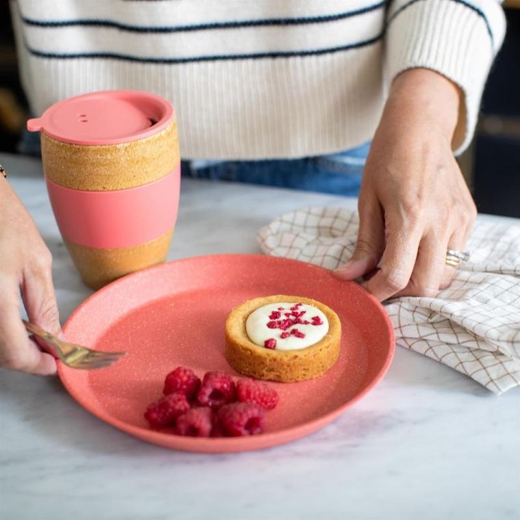 Koziol, Connect, talerzyk śniadaniowy, 20,5 cm, 4 szt.