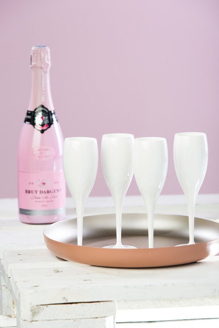 Koziol, kieliszek do szampana, Cheers Love, biały