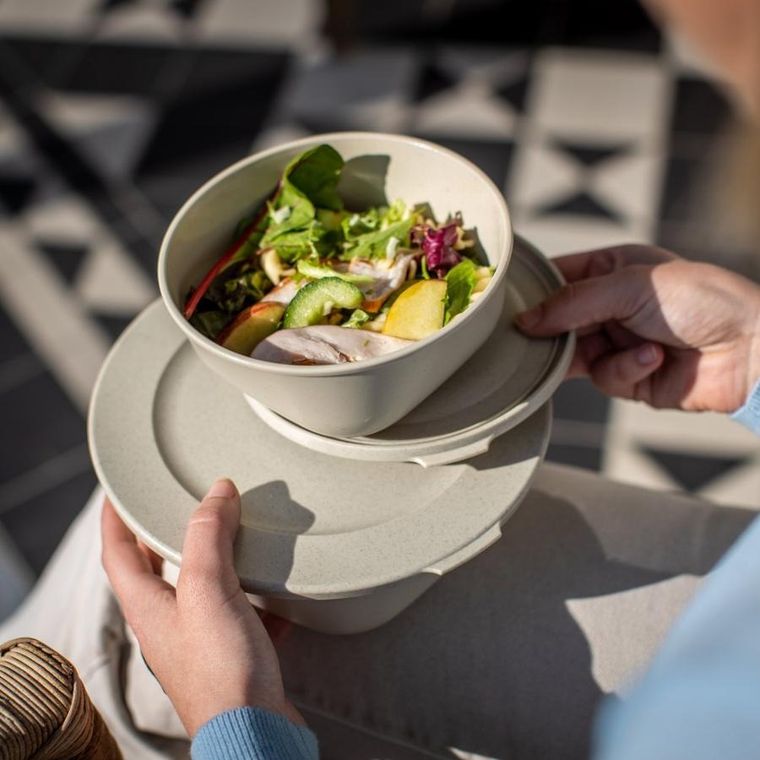 Koziol, Kopenhagen, pojemnik na żywność, 0,7l + 1,3l, 2 szt.