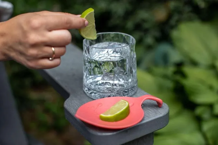 Koziol, Leaf-on, spodeczki na przekąski, 4 szt.