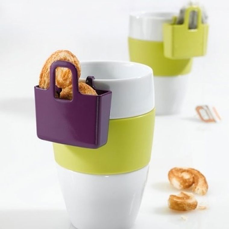 Koziol, Lilli, pojemnik wielofunkcyjny na kubek, fioletowy, 2 szt.