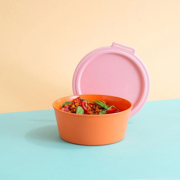 Koziol, miska z pokrywką, Nora Box, 1,3 l