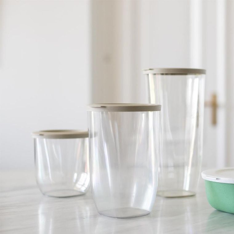 Koziol, pojemnik, Connect Dry M 1,5l, Desert Sand