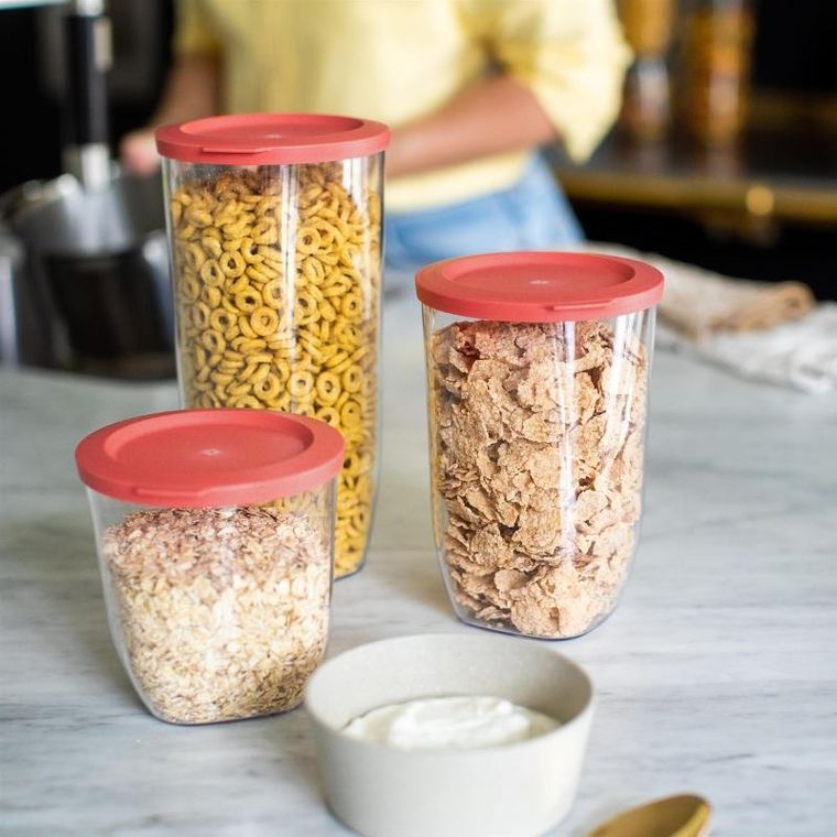 Koziol, pojemnik plastikowy na żywność sypką, Connect, hermetyczny, 2l