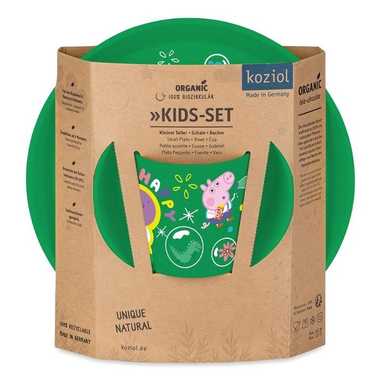 Koziol, Świnka Peppa, zestaw obiadowy dla dzieci