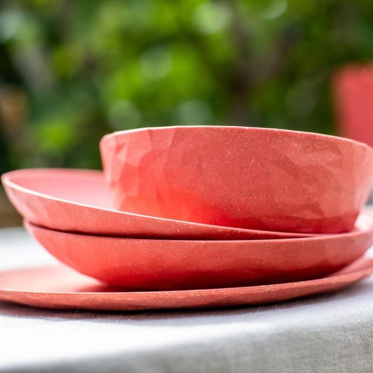 Koziol, talerz obiadowy, głęboki, Club, Ø 22 cm, 4 szt.