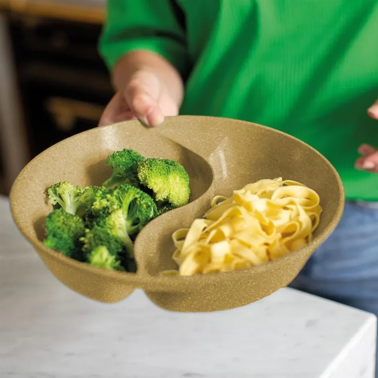 Koziol, talerz z przegródką i pokrywką, Separee, 1.5 l