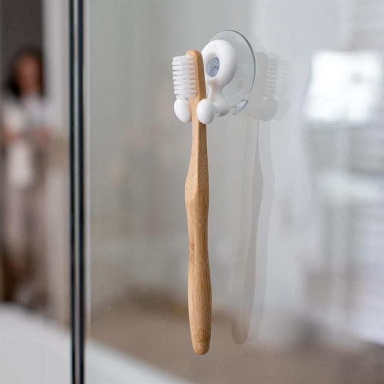 Koziol, uchwyt na szczoteczki, Tommy, mocowany na przyssawkę