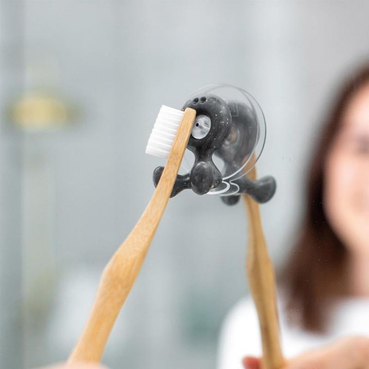 Koziol, uchwyt na szczoteczki, Tommy, mocowany na przyssawkę