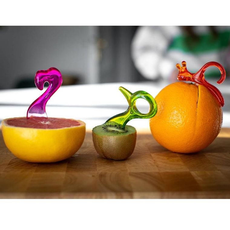 Koziol, zestaw Energy-tools: obieraczka, 2x łyżka, 3 szt.