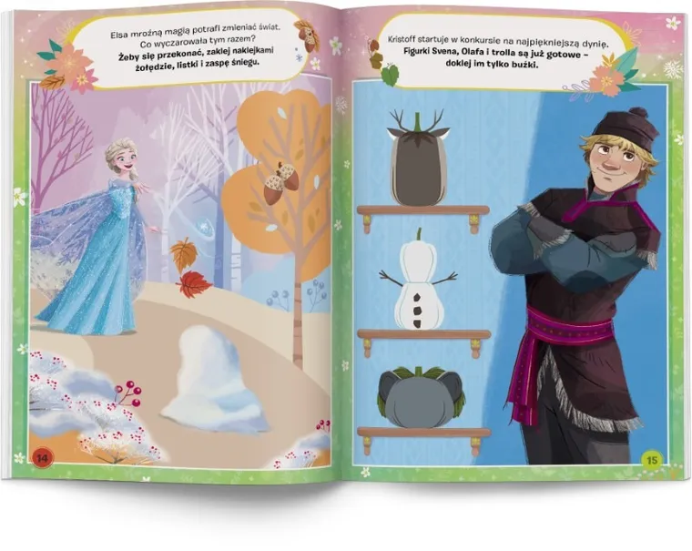 Kraina Lodu. 100 brokatowych naklejek