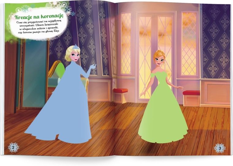 Kraina Lodu. Brokatowe ubieranki