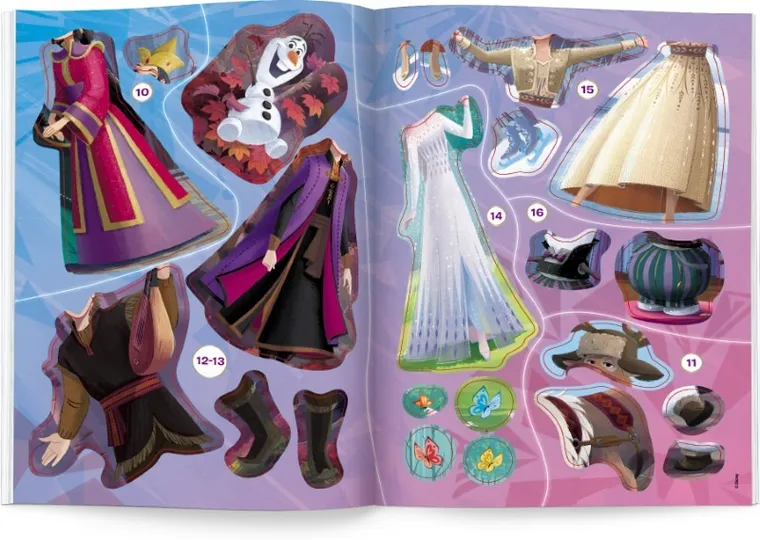 Kraina Lodu. Brokatowe ubieranki