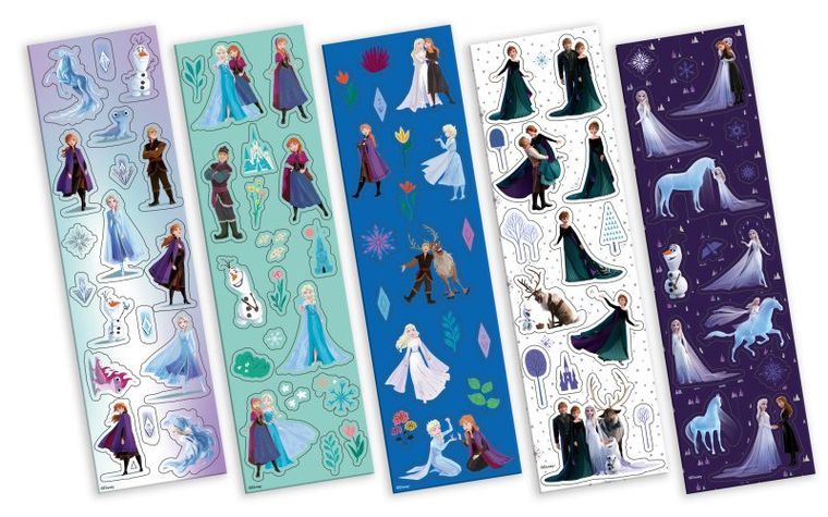 Kraina Lodu, zestaw 58 naklejek
